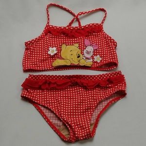 Disney Winnie the Pooh 2pc Bikini Girls 4T